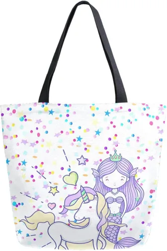 Vista 31 de SUABO Bolsa de asas de cocina reutilizable para comestibles, bolsa de compras de lona para exteriores Cactus
