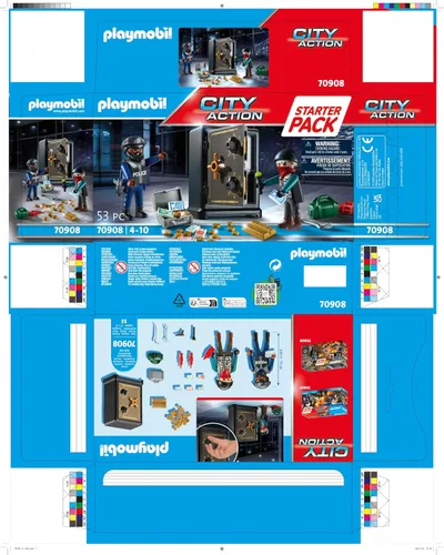 Vista 7 de Playmobil Paquete de inicio Robo de banco