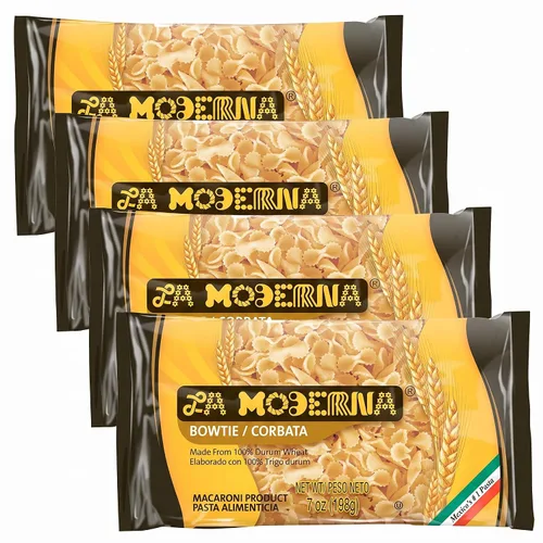 Vista 8 de La Moderna Pajarita Corbata Pasta Tradicional, 7 onzas, paquete de 1