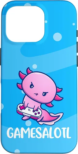Vista 20 de Gamesalotl Axolotl Nice Game Video Game Case for iPhone 17
