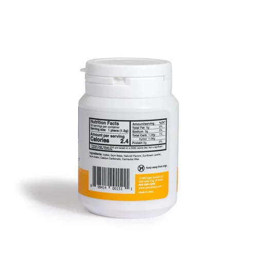 Vista 9 de Epic Goma de mascar de fruta fresca 100% xilitol, sin azúcar, sin aspartamo, ayuda a la salud bucal y el aliento fresco, 50 piezas