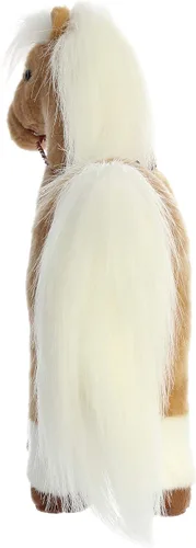 Vista 4 de Aurora Exquisito animal de peluche Breyer Morgan - Detalles realistas - Juego imaginativo - Marrón 13 pulgadas