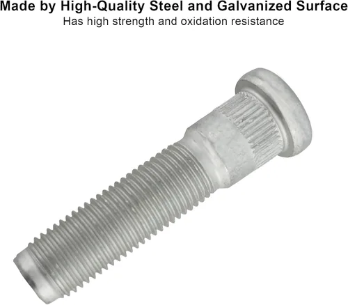 Vista 4 de Tornillo de rueda para Dodge Ram 2500 3500 2012 2013 2014 2015 2016 2017 2018 2019, 8 piezas 6509866AA pernos de rueda delantera o trasera
