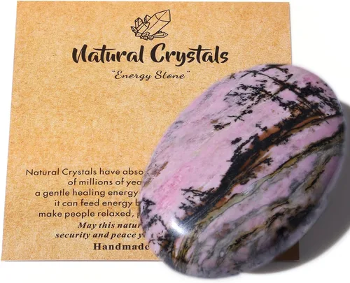 Vista 23 de MAIBAOTA Piedra de Cristal de Ojo de Tigre de 2.4" Pulida para Palma de 0.7" de Grosor Piedra Natural de Reiki Gema Cristales Curativos Piedra