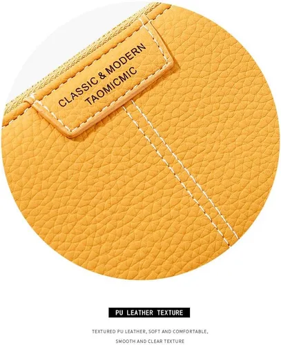 Vista 7 de Cartera pequeña para mujer, mini, plegable, delgada, tarjetero con cremallera y bolsillo para monedas, Y-azul