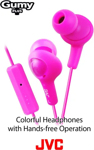 Vista 2 de JVC HA-FR6 Gumy Plus Auriculares intrauditivos con control remoto y micrófono (blanco)