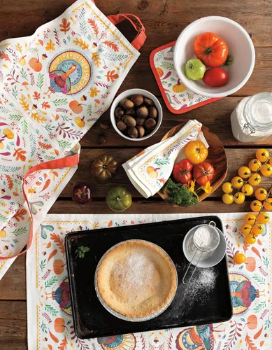 Vista 2 de Now Designs Delantal de chef navideño - Ropa festiva de cocina