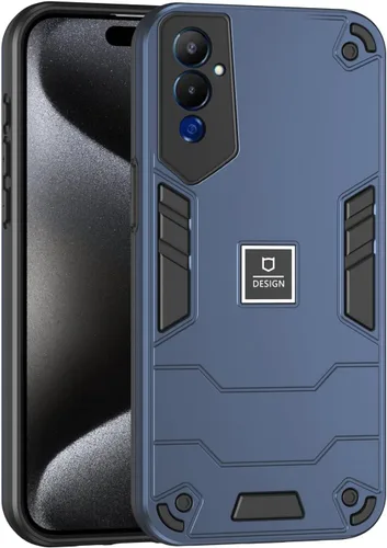 Vista 417 de Funda compatible con Redmi A1, compatible con Redmi A2 2 en 1 [PC dura + TPU], funda de teléfono negra