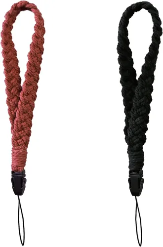 Vista 6 de 2 correas universales para teléfono celular, hechas a mano, correa de muñeca para teléfono celular, correa para mujeres y niñas (5)