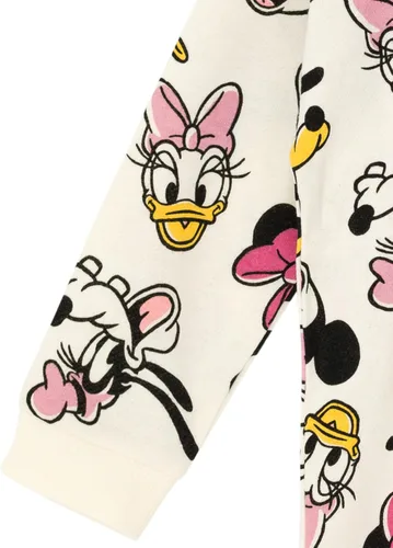 Vista 7 de Disney Mickey Mouse Goofy Donald Duck Daisy Duck - Overol de forro polar con cremallera para bebés y niños pequeños