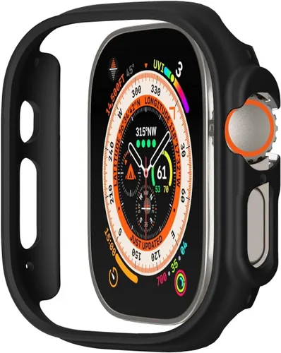 Vista 23 de Compatible con Apple Watch de 1.654 pulgadas Series 10 (2024), protector de parachoques superfino, cubierta dura de policarbonato, ligero, delgado