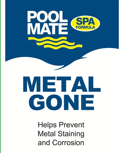 Vista 3 de Pool Mate 1 pinta de metal para jacuzzis, evita manchas de metal, fabricado en Estados Unidos