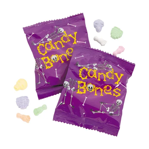 Vista 3 de Huesos de caramelo (19, 28 piezas/pack) 13 oz. Sabores de frutas surtidos