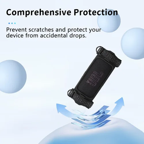 Vista 3 de Funda para JBL Charge 6, funda protectora para altavoz NOUKAJU con correa para el hombro, a prueba de caídas, a prueba de golpes, funda protectora