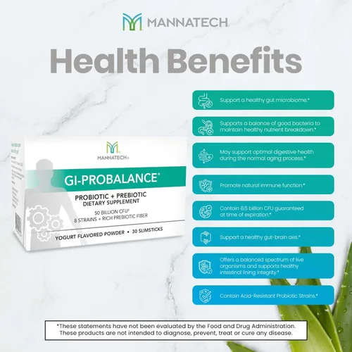 Vista 5 de Mannatech - GI-ProBalance® - Sabor Yogur - 30 Slimsticks
