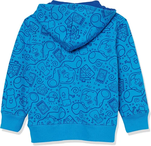 Vista 2 de Nickelodeon Sudadera con capucha de forro polar con cremallera para niños pequeños de Blues Clues You Azul