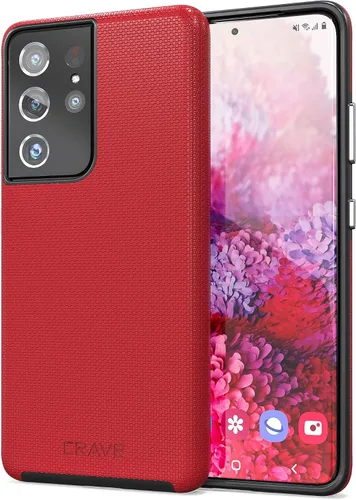 Vista 37 de Crave Dual Guard para Samsung Galaxy S22 Ultra, Verde bosque, Funda para teléfono celular, Protección a prueba de golpes, Doble capa, TPU/PC