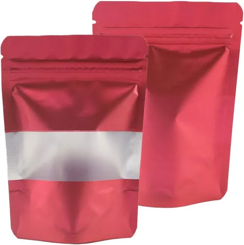 Vista 12 de QQ Studio 100 bolsas QuickQlick resellables de color metálico mate con ventana esmerilada (3.5 x 5.1 pulgadas, oro mate)