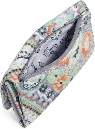 Vista 4 de Vera Bradley Cartera de mano triple de algodón para mujer con protección RFID
