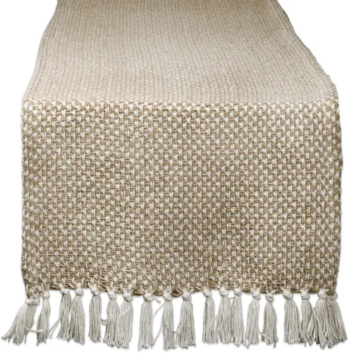 Vista 15 de DII Woven Basics Collection - Camino de mesa de punto 100% algodón, 15 x 72 pulgadas, aguamarina