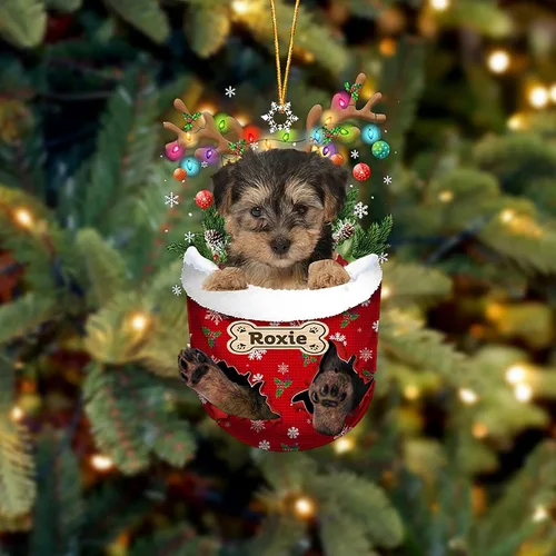 Vista 10 de LOVELYPOD Adorno Personalizado de Perro Affenpinscher, Adornos de Navidad Affenpinscher Regalo para Amante de Perros, Adorno de Navidad Colgante