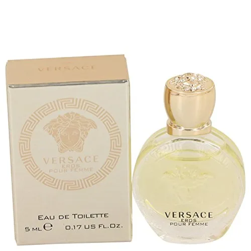 Vista 4 de Versace Eros - Eau de Parfum en frasco de muestra para viaje, 0.03 onzas/1 Ml