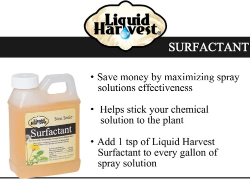 Vista 4 de Paquete de 8 onzas Liquid Harvest Lazer Blue Spray Indicador, Surfactante y Mesotriona para un control eficaz de malezas