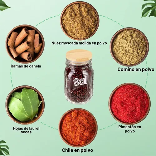 Vista 5 de 40 tapas de bambú para frascos de conservas, 20 tapas para tarros de conservas, boca regular, 20 piezas de boca ancha, reutilizables, de madera