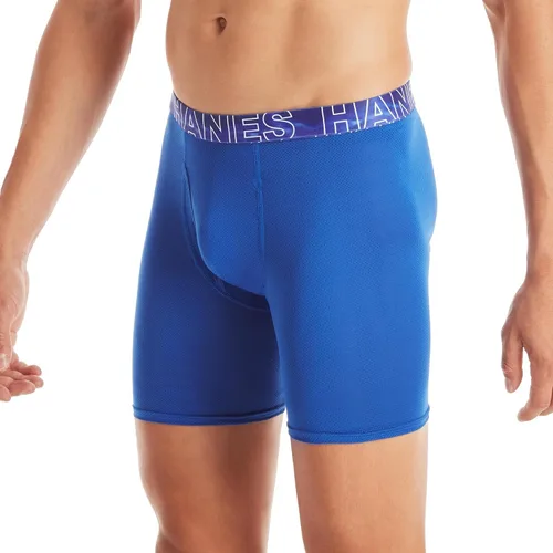 Vista 3 de Hanes X-Temp Calzoncillo tipo bóxer de malla de 4 vías elástica para hombre