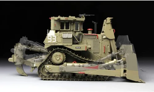 Vista 4 de Meng SS-002 D9 R Kit de niveladora blindada, accesorios de construcción de modelos, Multi, Mittel