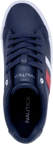 Vista 4 de Nautica Zapatos casuales para hombre, mocasines clásicos con cordones, tenis de moda, en tamaños medianos y anchos