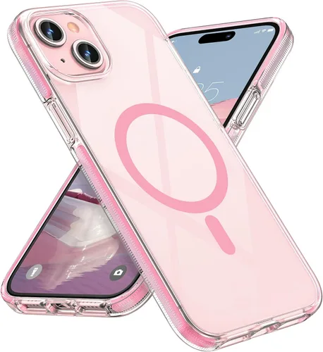 Vista 11 de MILPROX Compatible con iPhone 16 Pro Funda – con protector de pantalla – Compatible con MagSafe – Diseño magnético claro transparente – Que no se