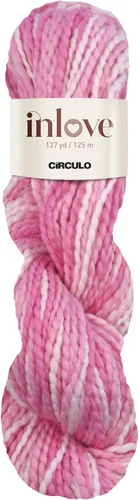 Vista 46 de Circulo Inlove Slim, 100% algodón brasileño, hilo para ganchillo y tejido, hilo suave para bebé, peso DK #3, color 1317, color solar