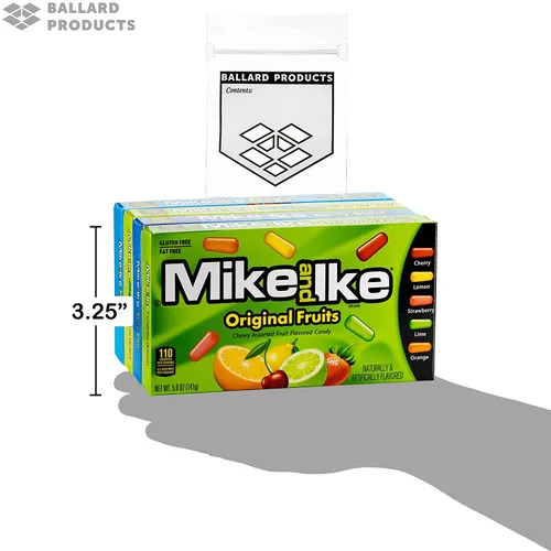 Vista 7 de Mike and Ike - Variedad de dulces masticables para cine – Paquete de dulces antiguos con bolsa de bolsillo Ballard Products