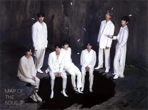 Vista 2 de Bighit BTS Bangtan Boys - MAPA del alma: 7 [1 ver] Álbum+Póster Oficial Plegado+Tarjeta fotográfica extra+Mascarilla (1 ver)