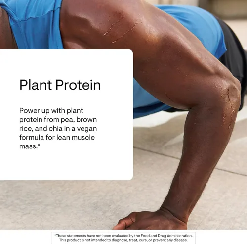 Vista 3 de THORNE - Proteína vegetal - 0.78 oz de proteína vegana en polvo - Proteína de semilla de guisante, arroz y chía con perfil completo de aminoácidos