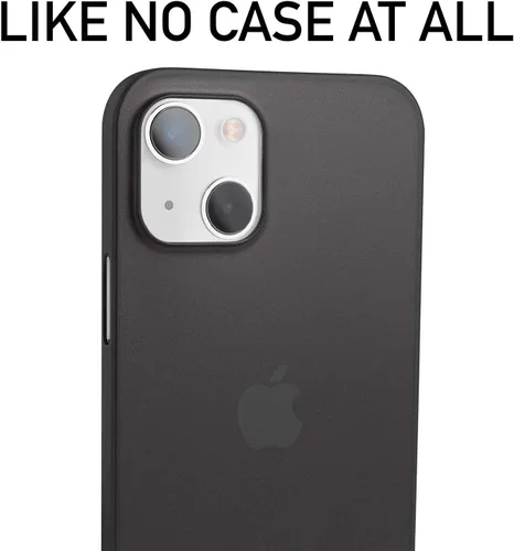 Vista 6 de totallee Funda delgada para iPhone 13, la más delgada y minimalista para Apple iPhone 13 (2021) (negro escarchado)