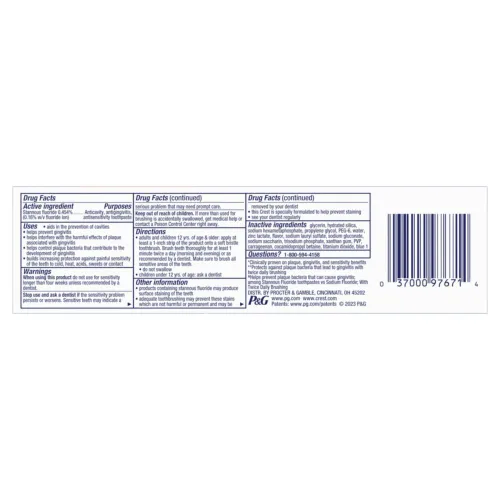 Vista 8 de Pasta dental con protección avanzada de encías Crest Pro-Health, 3.5 onzas
