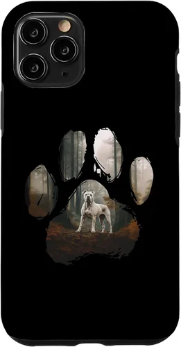 Vista 10 de iPhone 15 Dogo Argentino Mountain Paw Design Dog Mom Dad Case