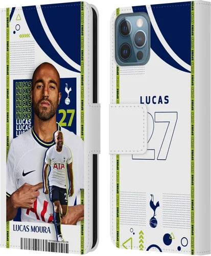 Vista 9 de Head Case Designs Officially Licensed Tottenham Hotspur F.C. Cristian Romero 2022/23 First Team Leather Wallet Case Compatible with Apple iPhone 11