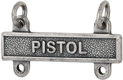 Vista 2 de Barra de calificación de pistola del ejército óxido de plata, Plateado (Silver Oxide)