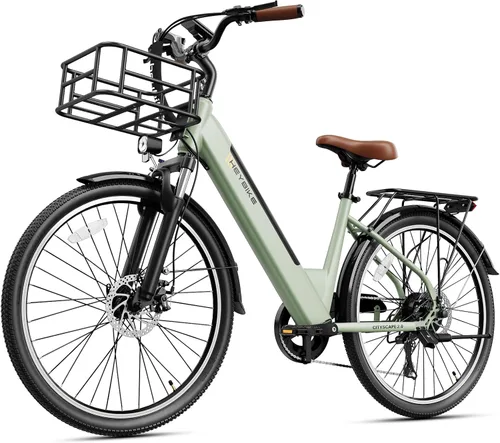 Vista 23 de Heybike Bicicleta eléctrica Cityscape 2.0 para adultos con motor de pico de 1200 W, batería extraíble de 468 Wh, bicicleta eléctrica de 50 millas