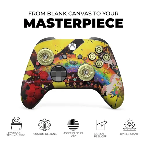 Vista 3 de DreamController Controlador inalámbrico original Xbox Edición especial personalizado compatible con Xbox One SX, Xbox Series XS y Windows 10