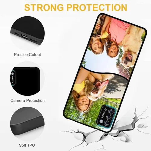Vista 3 de Funda de teléfono personalizada para Cubot Note 7, funda personalizada con múltiples imágenes, funda suave con nombre, regalo de cumpleaños