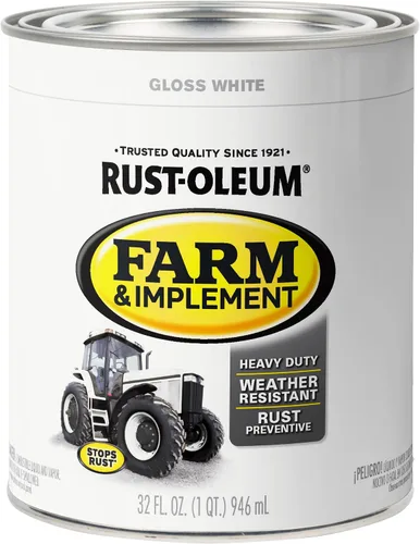 Vista 59 de Rust-Oleum Farm & Implement 280176 - Pintura esmaltada, galón, naranja (Allis Chalmers Orange)