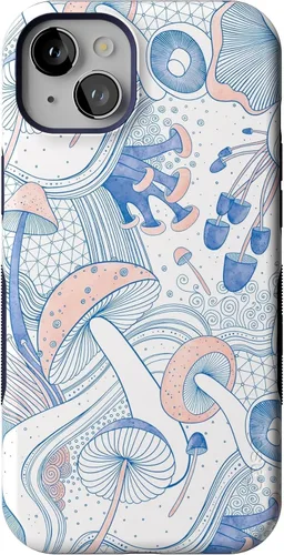Vista 52 de Casely Funda para iPhone 15 Flores pintadas Frida Kahlo Floral Girly Funda atrevida Compatible con MagSafe