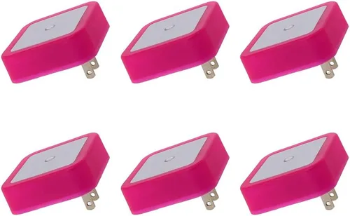 Vista 9 de Othmro 2 luces nocturnas enchufables, luz nocturna blanca enchufable, luz LED cálida de Navidad, luces de cama con sensor automático de atardecer a