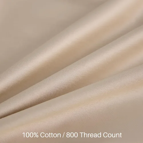 Vista 2 de Oubonun Funda de almohada corporal 100% algodón - 800 hilos/21x54, absorbente de humedad y transpirable, funda de almohada corporal de hotel premium