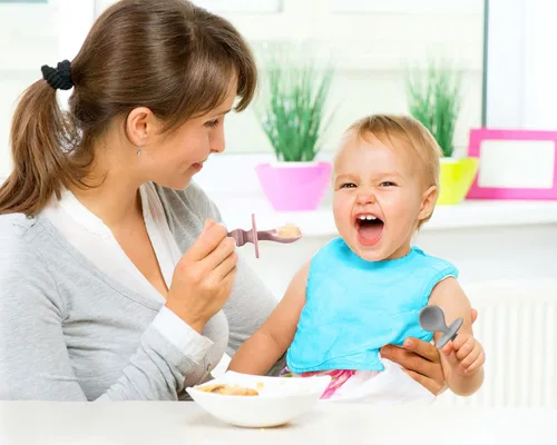 Vista 4 de Cucharas de silicona para bebé, paquete de 2 cucharas de alimentación para bebé, juego de cucharas de alimentación para bebés de primera etapa