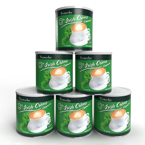 Vista 10 de Victorian Inn Instant Cappuccino – Sabor a crema irlandesa – Mezcla de café suave y sabrosa – Perfecto para caliente, frío o mezclado – Ideal como